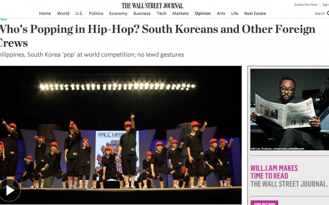Who’s Popping in Hip-Hop? South Koreans and Other Foreign Crews
